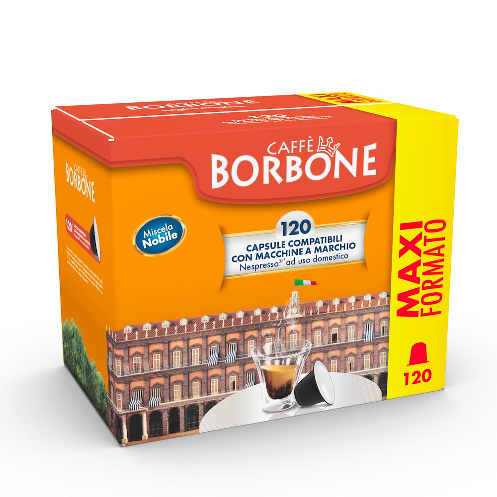 Caffè Borbone 120 Capsule Compatibili Nespresso Miscela Nobile Caffè Borbone 120 Capsule Compatibili Nespresso Miscela Nobile